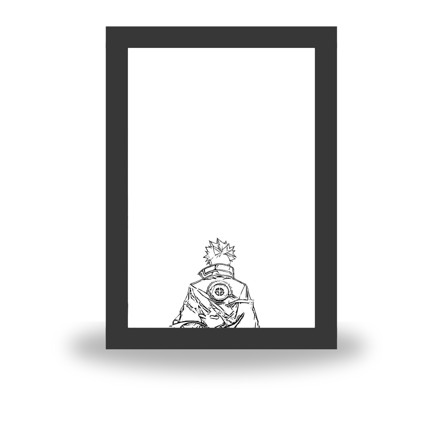 Naruto - Six Paths Sage Mode - Light Painting Art Frame Night Light Table Lamp Bingkai Glow