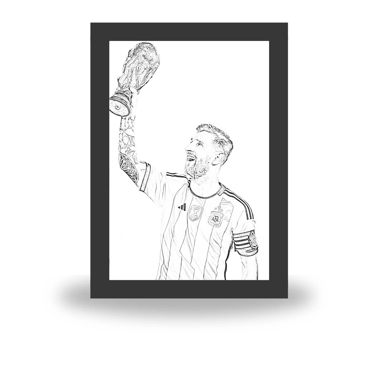Champion of the World – Messi 2022 LED Art Light Painting