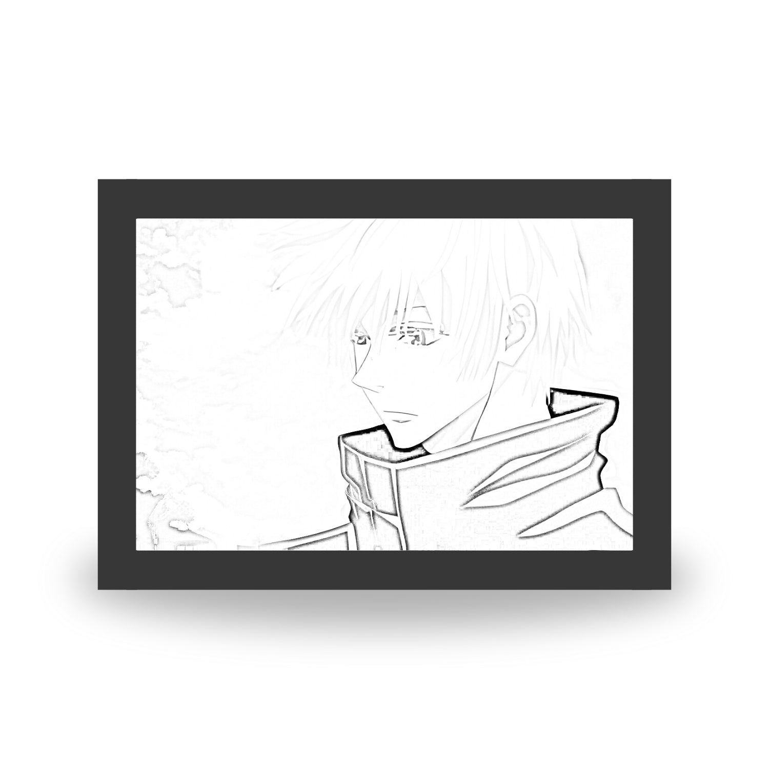 Jujutsu Kaisen : Satoru Gojo - Light Painting Bingkai Glow