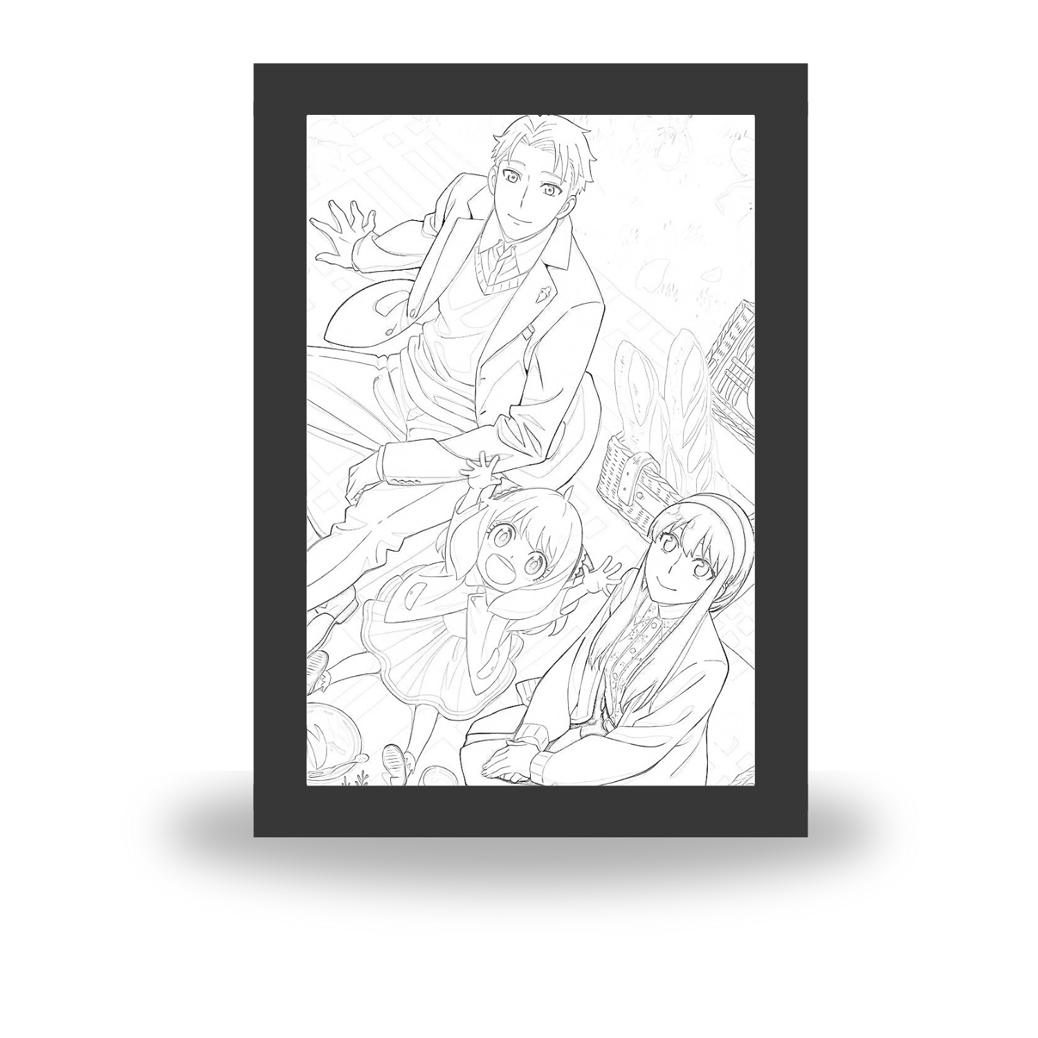 Spy x Family – Forger Family LED Glow Frame