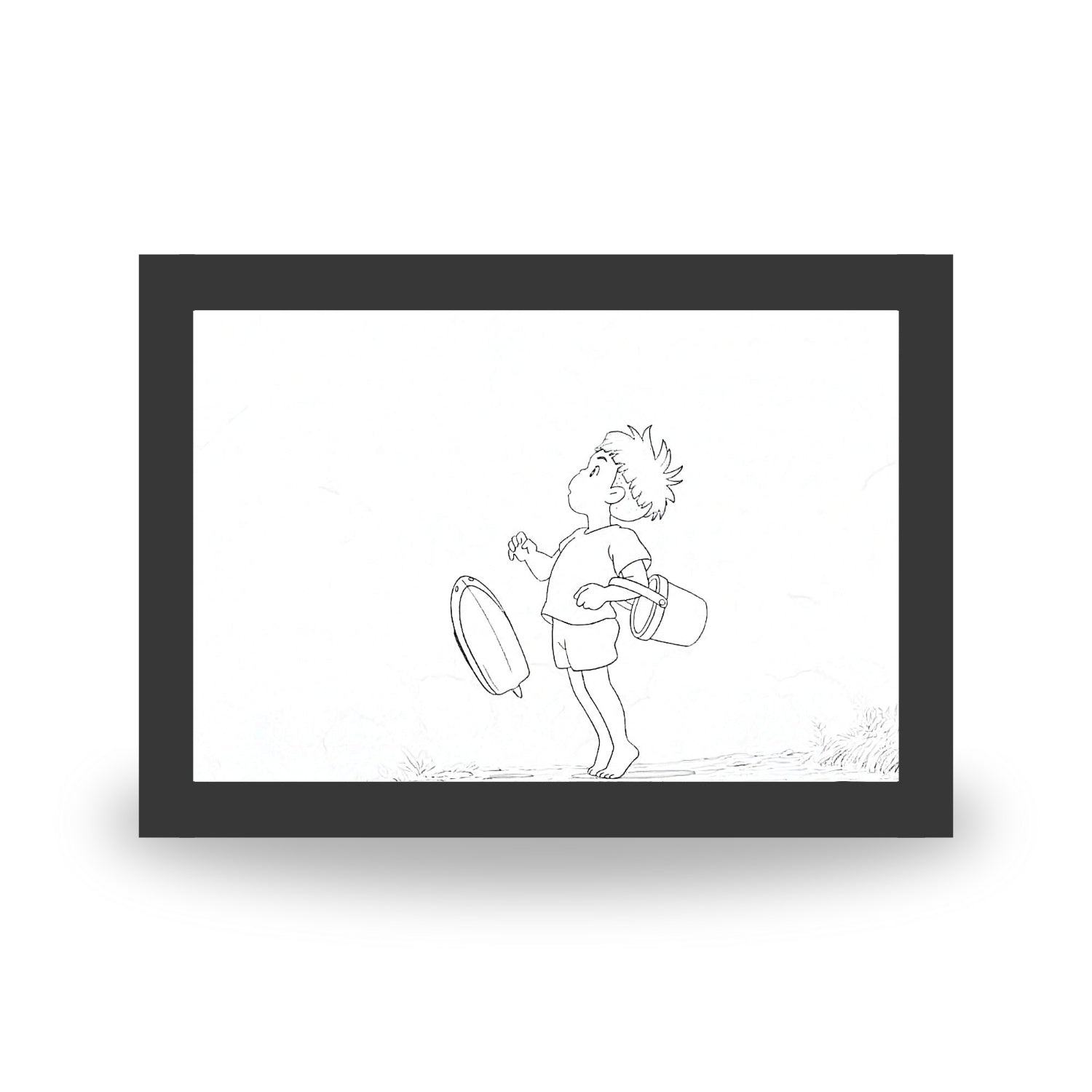 Studio Ghibli - Ponyo - Light Painting Bingkai Glow