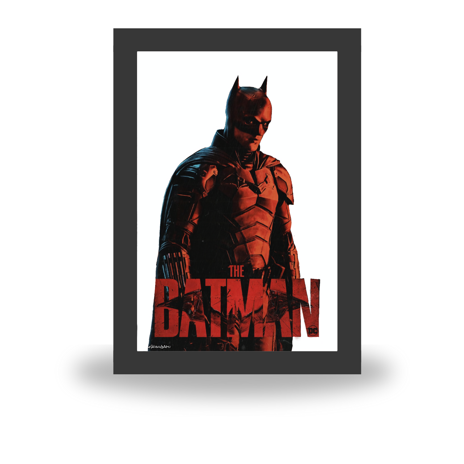 Batman - Light Painting Bingkai Glow
