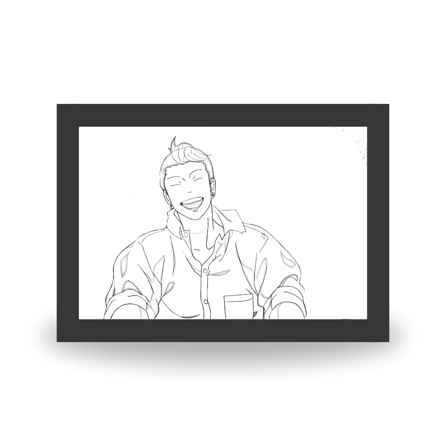 Jujutsu Kaisen 7 : Gojo and Geto's Joyride Light Painting Bingkai Glow LED Frame
