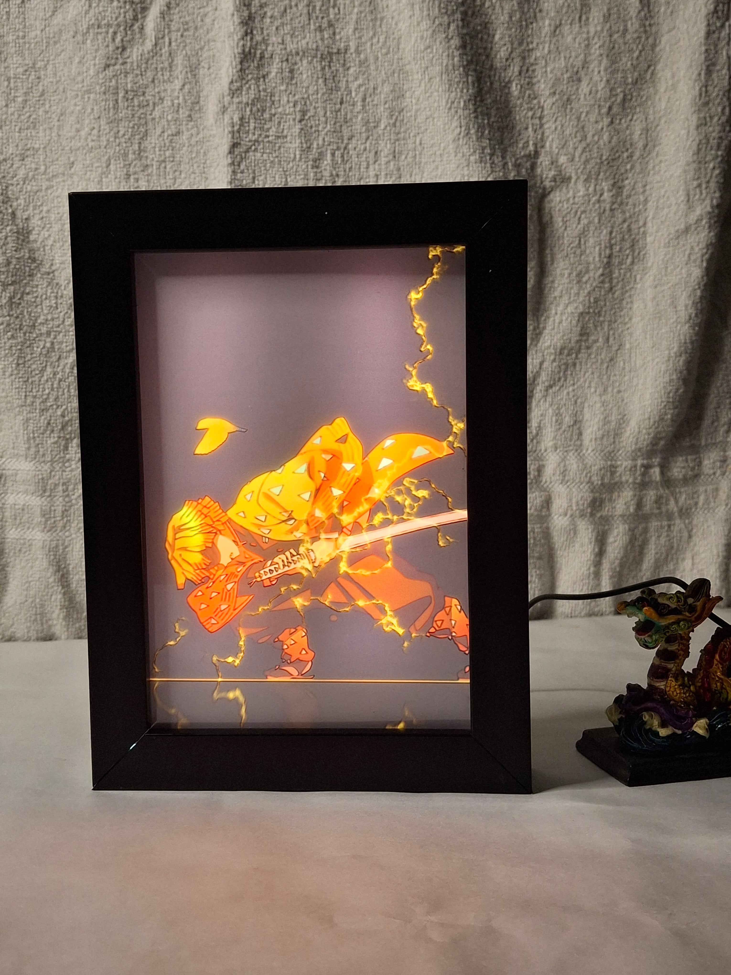 Demon Slayer: Zenitsu Agatsuma Light Painting