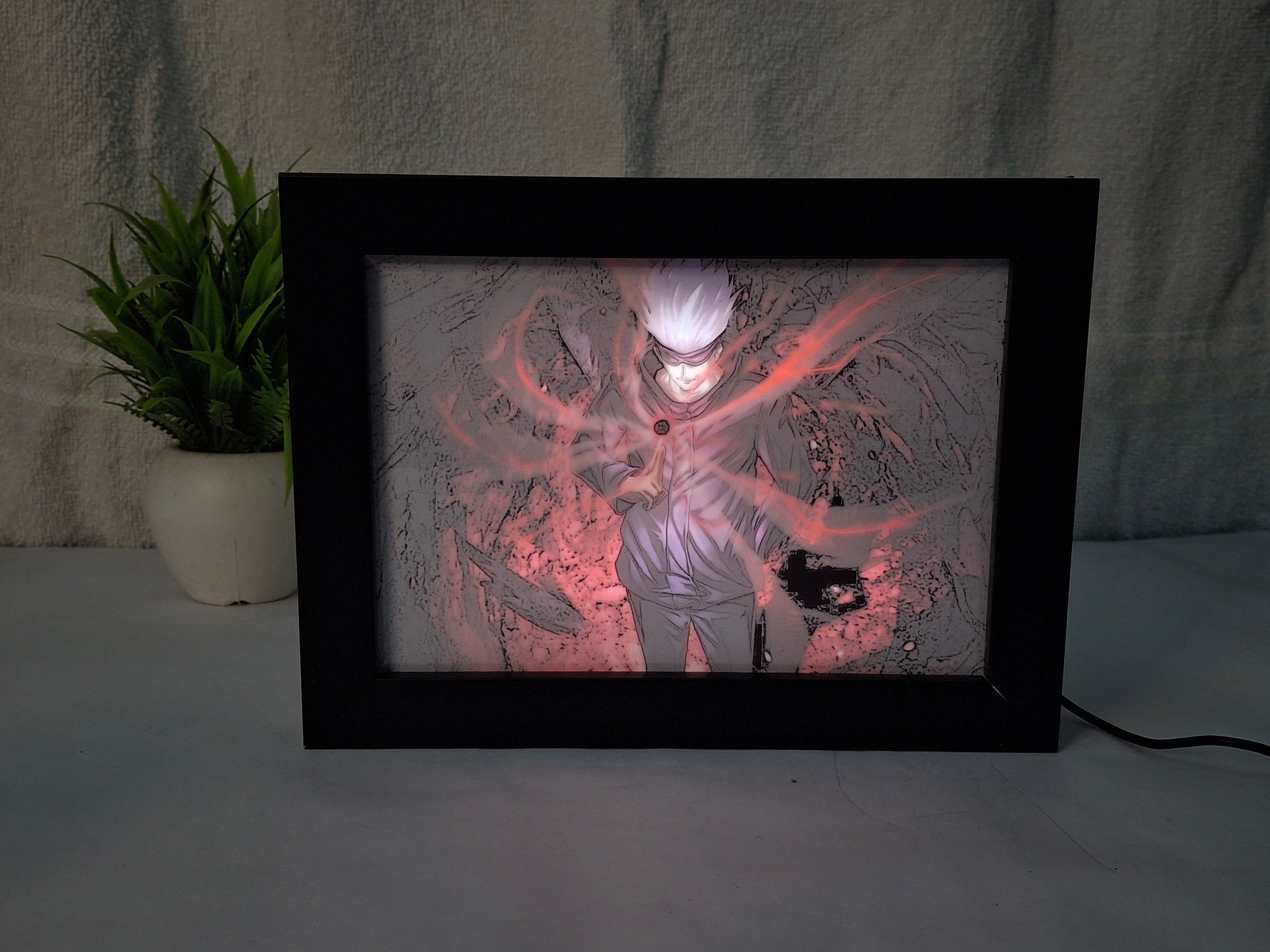 Jujutsu Kaisen 2 : Satoru Gojo - Light Painting Bingkai Glow – Nuvue Store
