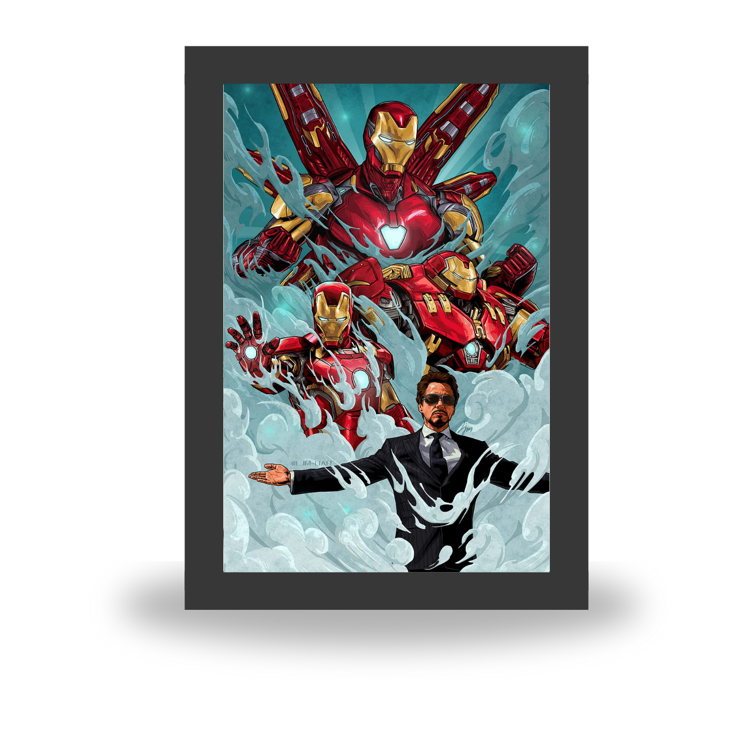 Iron Man – Tony Stark LED Light Painting Frame