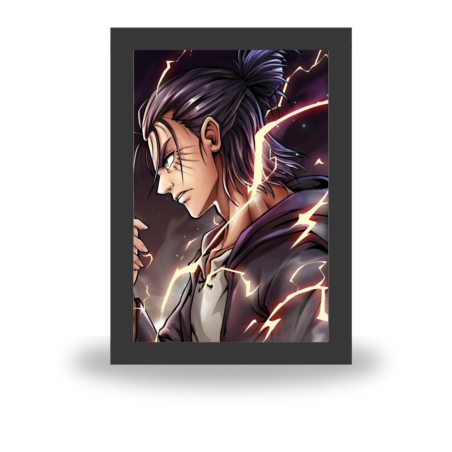 Eren Yeager - Attack on Titan  - Light Painting Bingkai Glow
