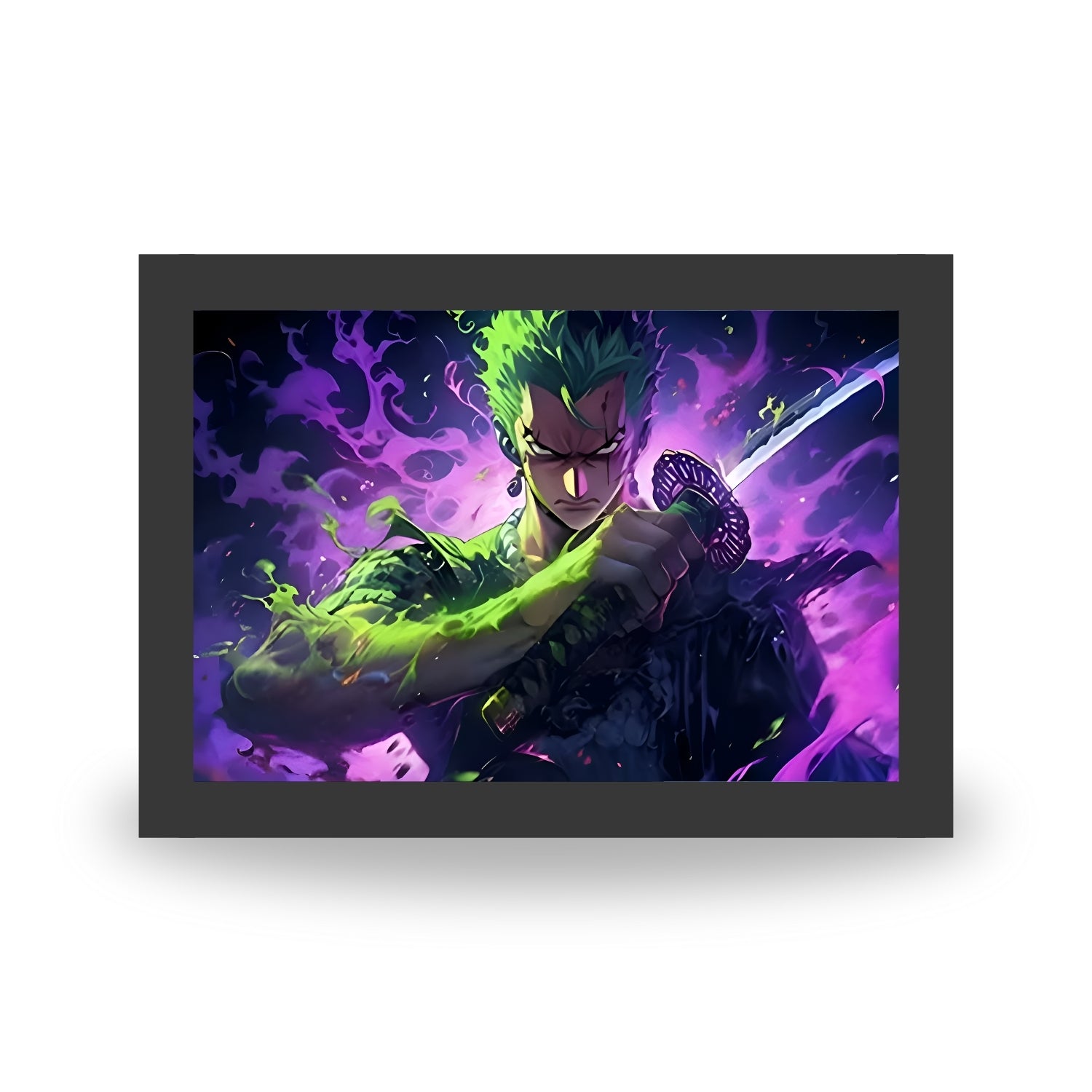 Zoro 3 - Light Painting Art Frame Night Light Table Lamp Bingkai Glow