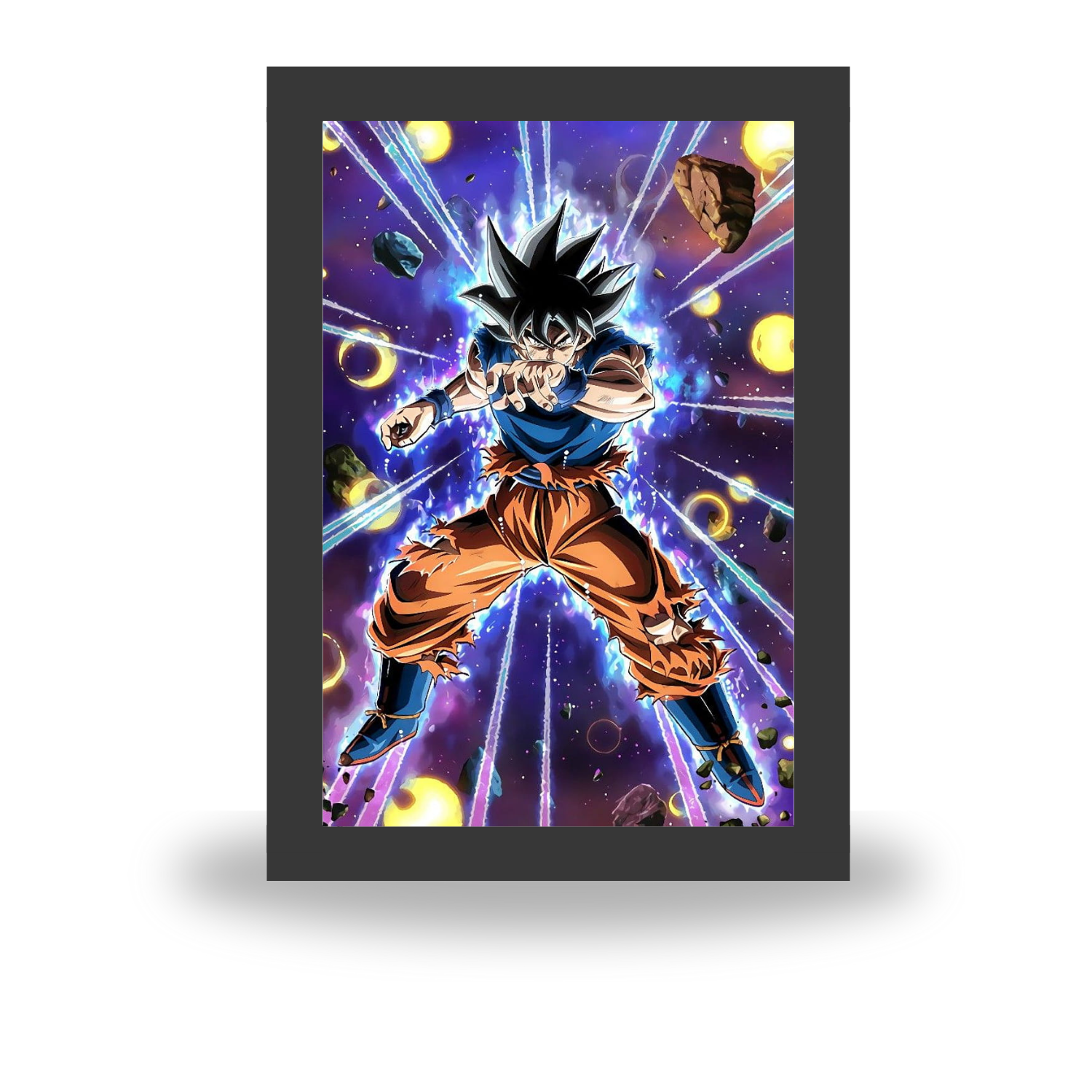 Goku 1 - Light Painting Bingkai Glow