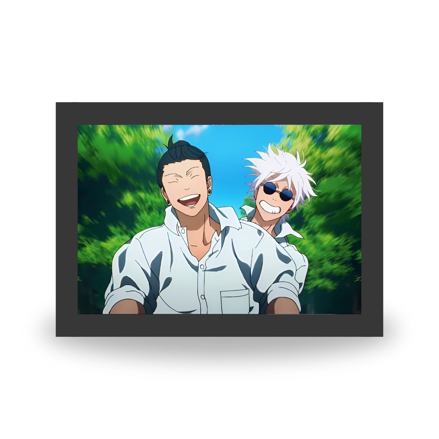 Jujutsu Kaisen 7 : Gojo and Geto's Joyride Light Painting Bingkai Glow LED Frame