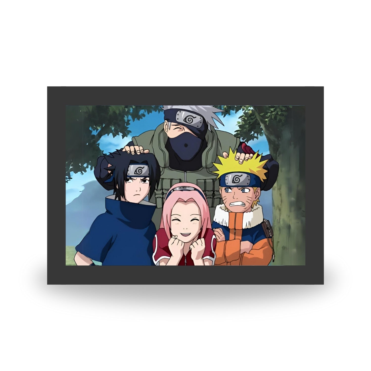 Naruto : Team 7 - Light Painting Bingkai Glow