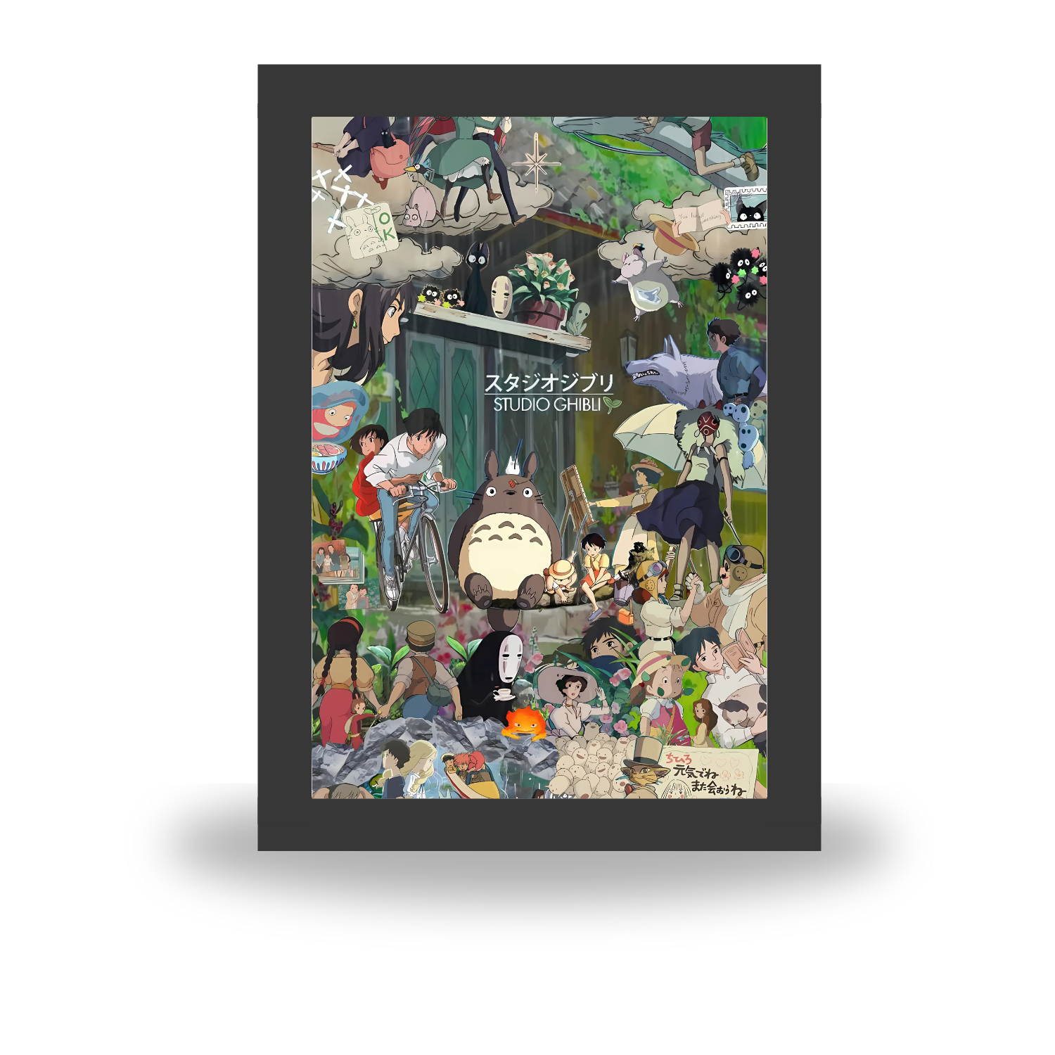 From Sketch to Magic – Studio Ghibli LED Light Frame