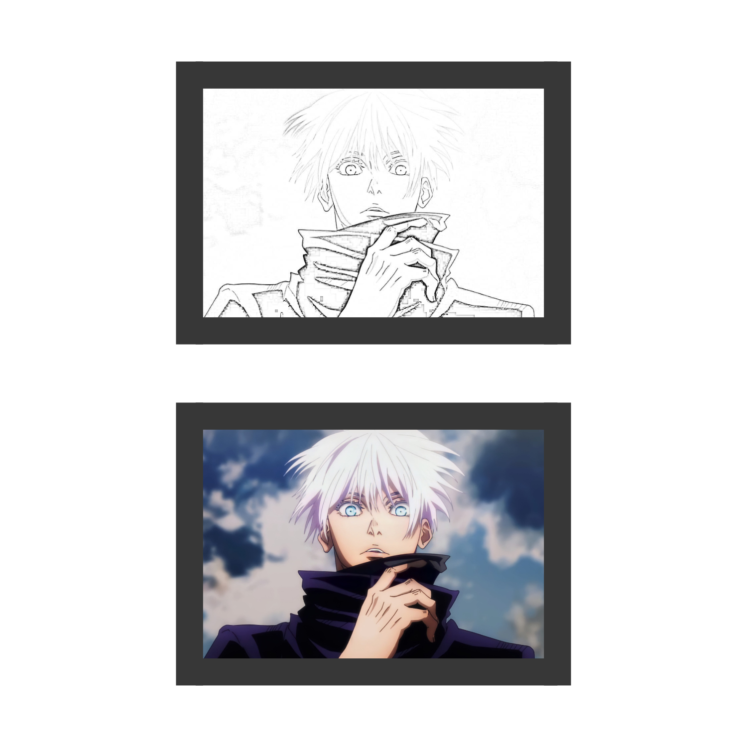 Jujutsu Kaisen 4 : Satoru Gojo - Light Painting Bingkai Glow – Nuvue Store