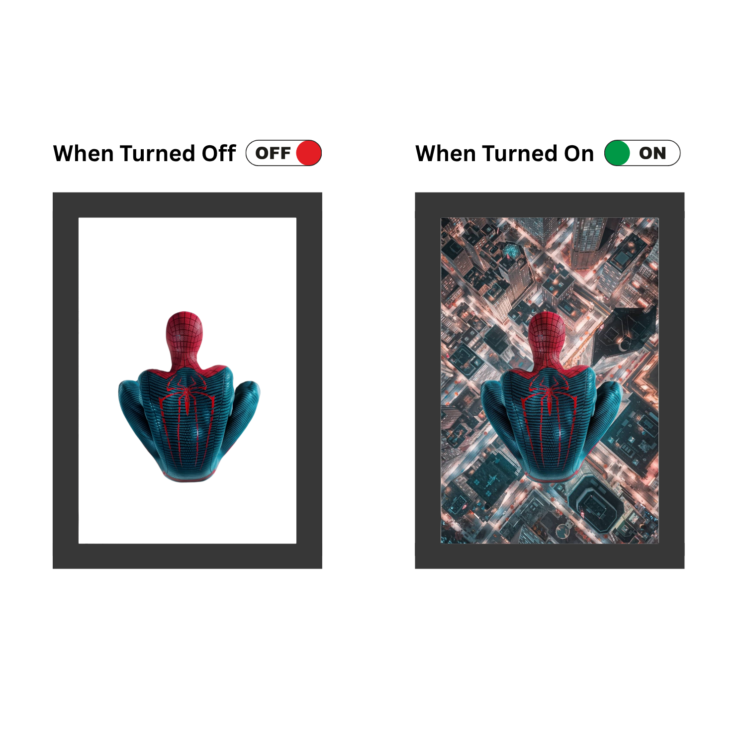 Spider Man LED Art Light Painting