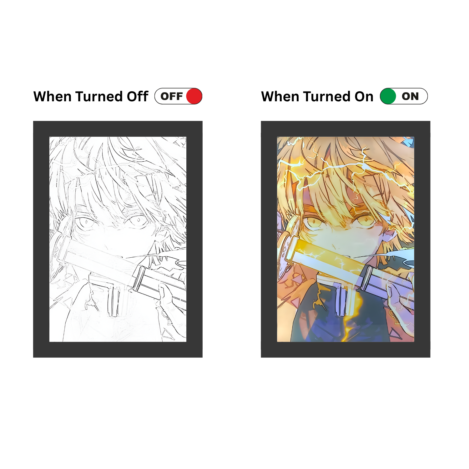 Demon Slayer: Zenitsu Agatsuma 5 - Light Painting