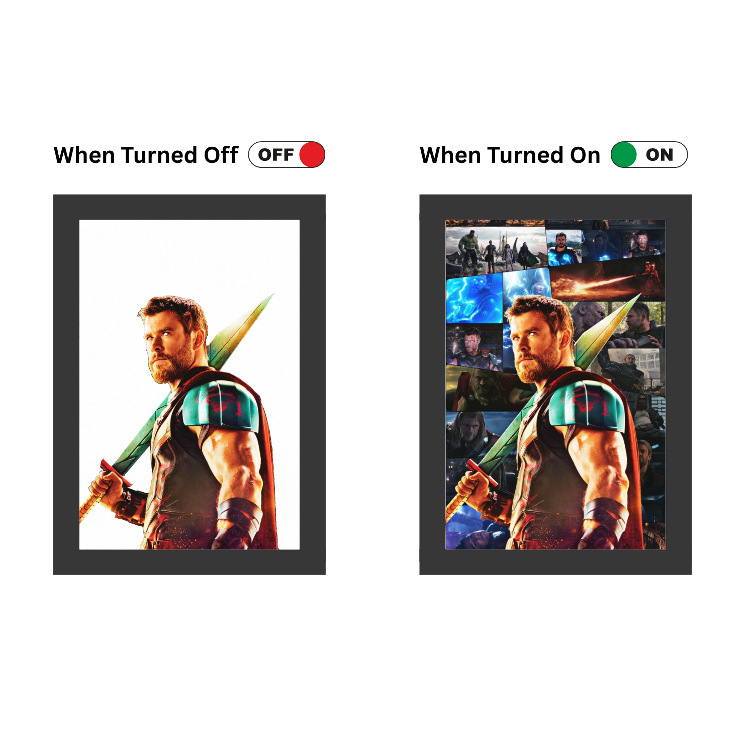 Thor Light Painting – Cinematic Glow Edition