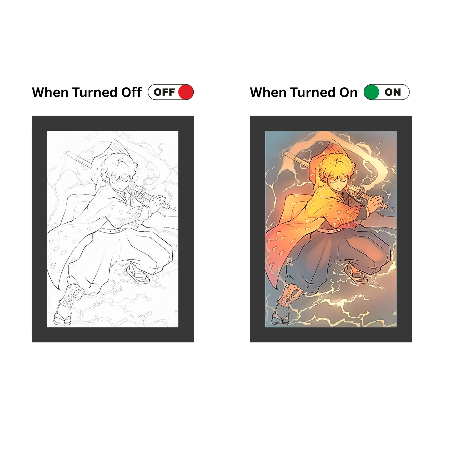 Demon Slayer: Zenitsu Agatsuma 3 - Light Painting