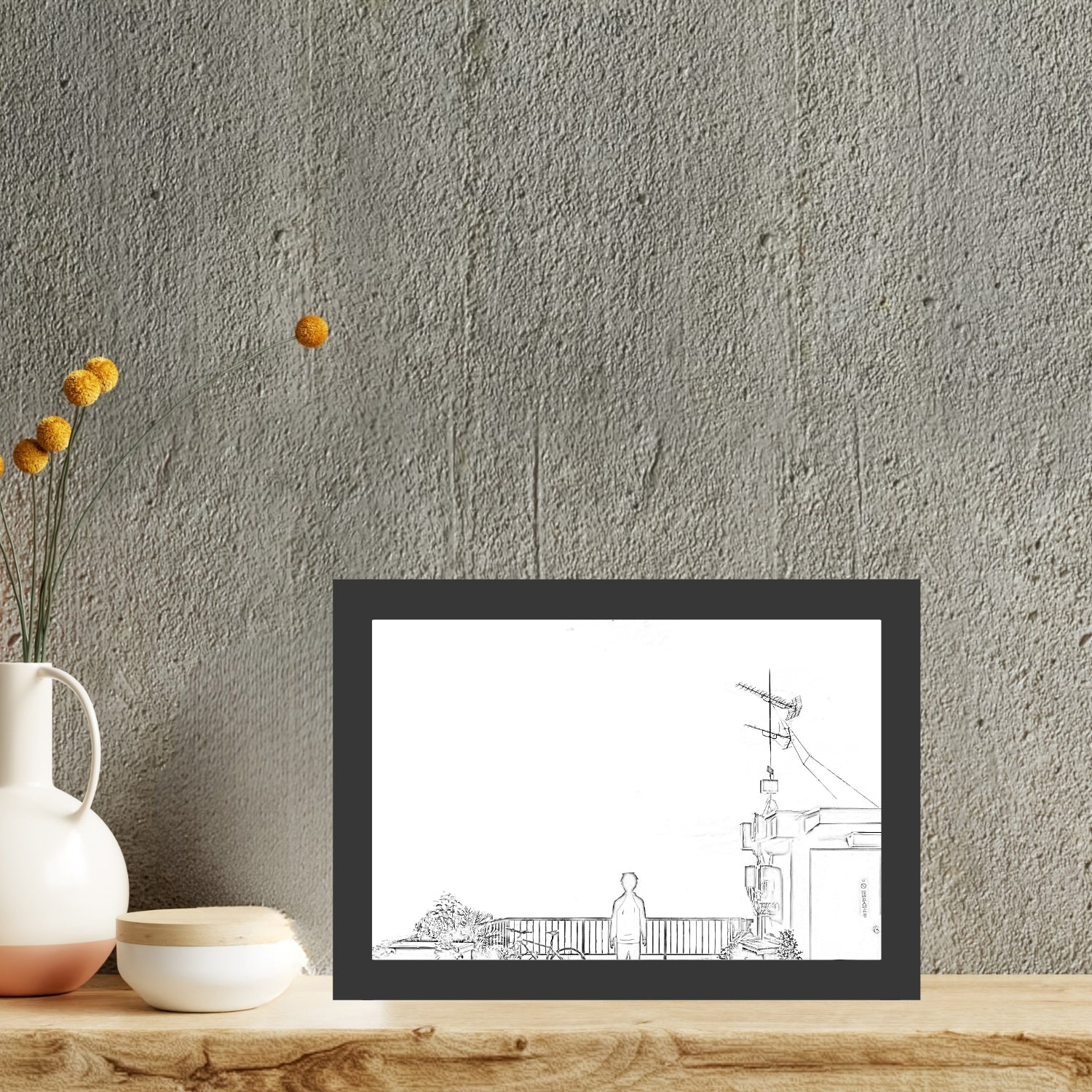 "Your Name"  - Light Painting Art Frame Night Light Table Lamp Bingkai Glow