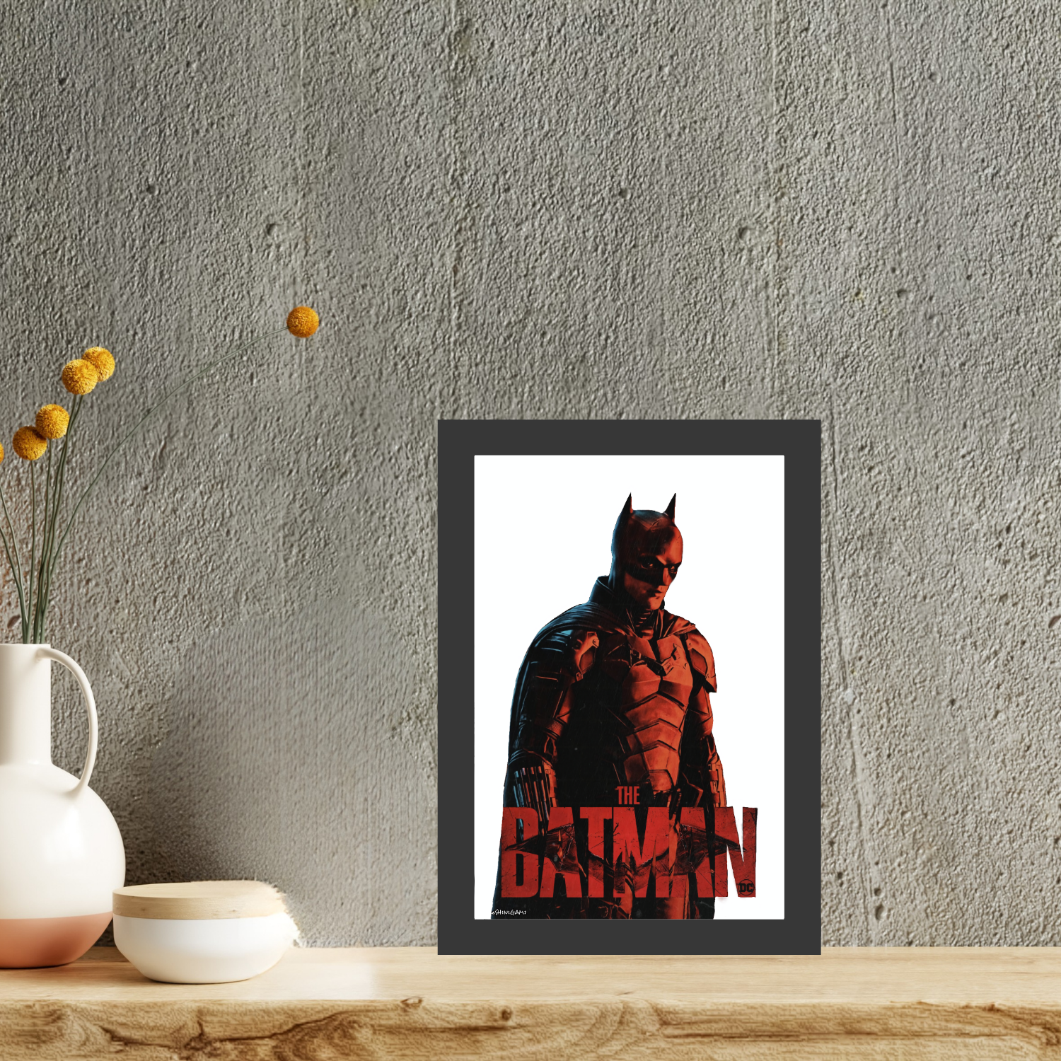 Batman - Light Painting Bingkai Glow