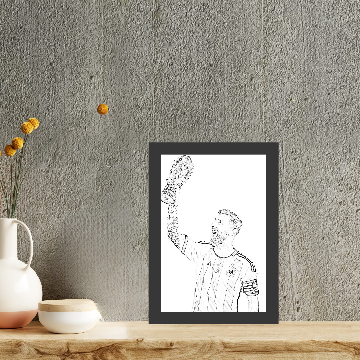 Champion of the World – Messi 2022 LED Art Light Painting