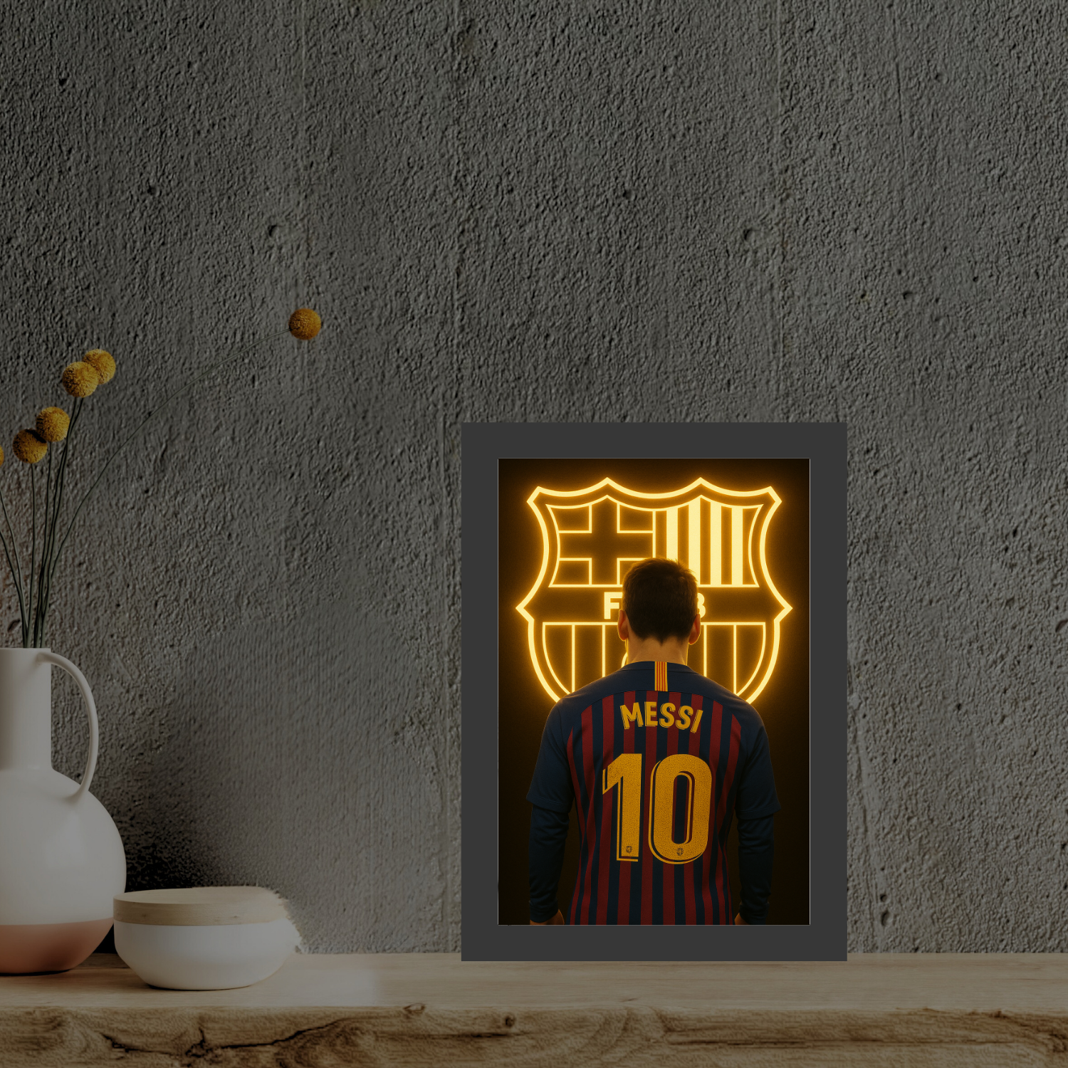 GOAT 10 – Messi Barcelona Light Painting