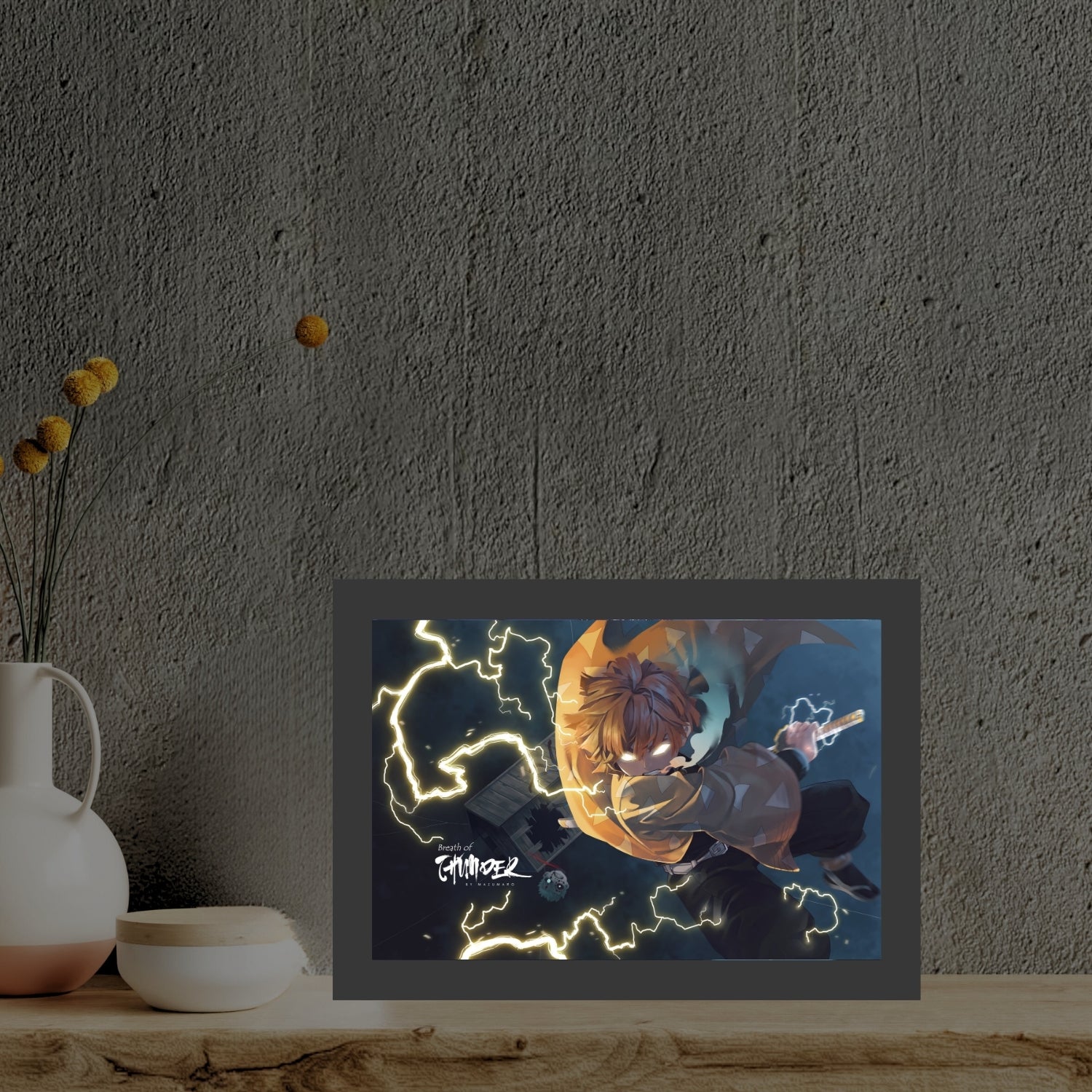 Demon Slayer 7 : Zenitsu Agatsuma Light Painting