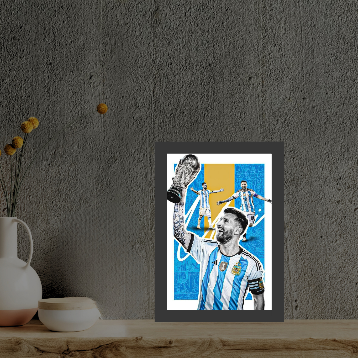 Champion of the World – Messi 2022 LED Art Light Painting
