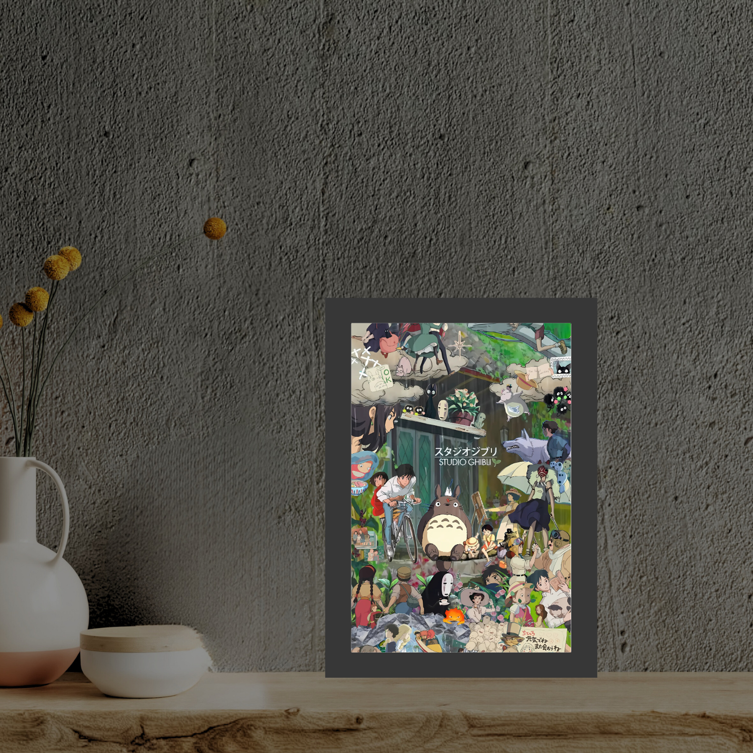 From Sketch to Magic – Studio Ghibli LED Light Frame