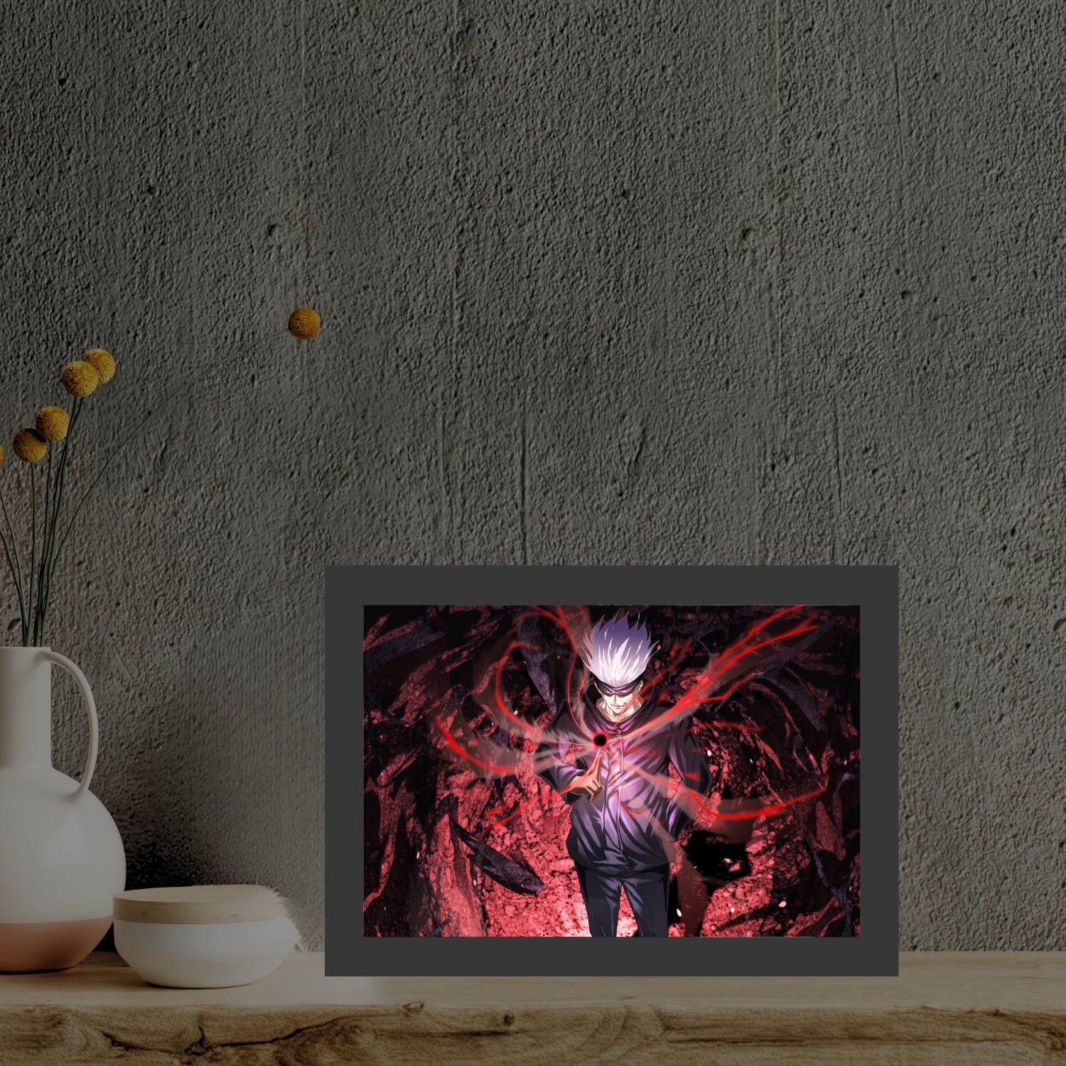 Jujutsu Kaisen 2 : Satoru Gojo - Light Painting Bingkai Glow – Nuvue Store