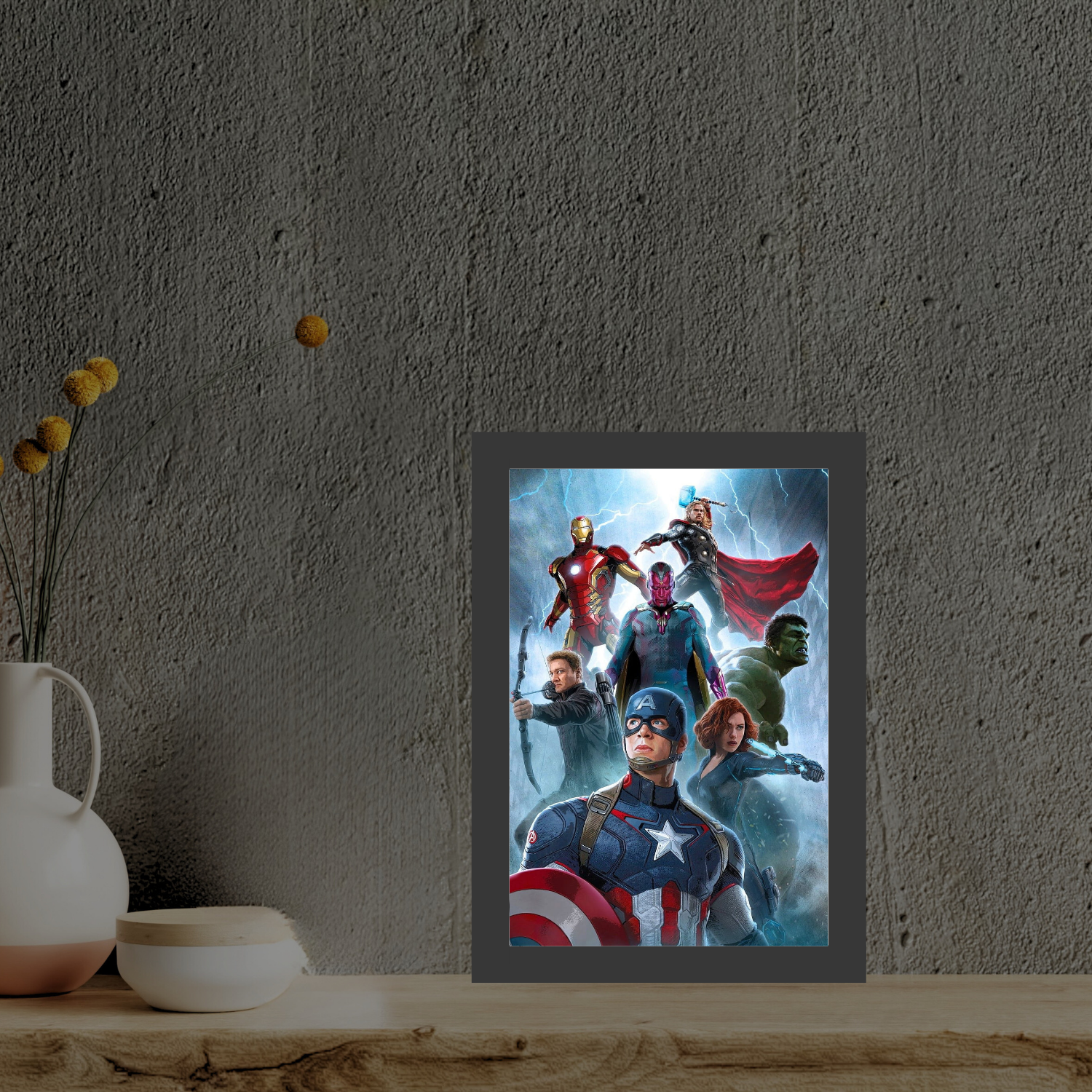 Captain America x Avengers – LED Light Painting Frame