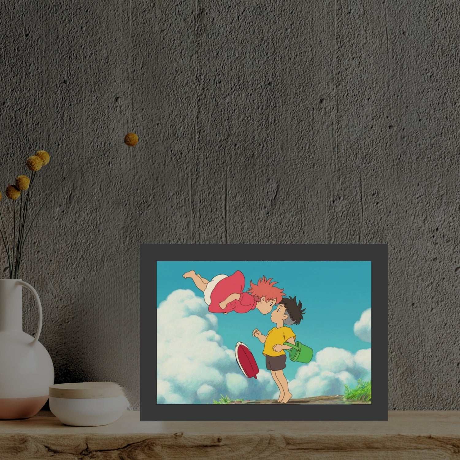 Studio Ghibli - Ponyo - Light Painting Bingkai Glow