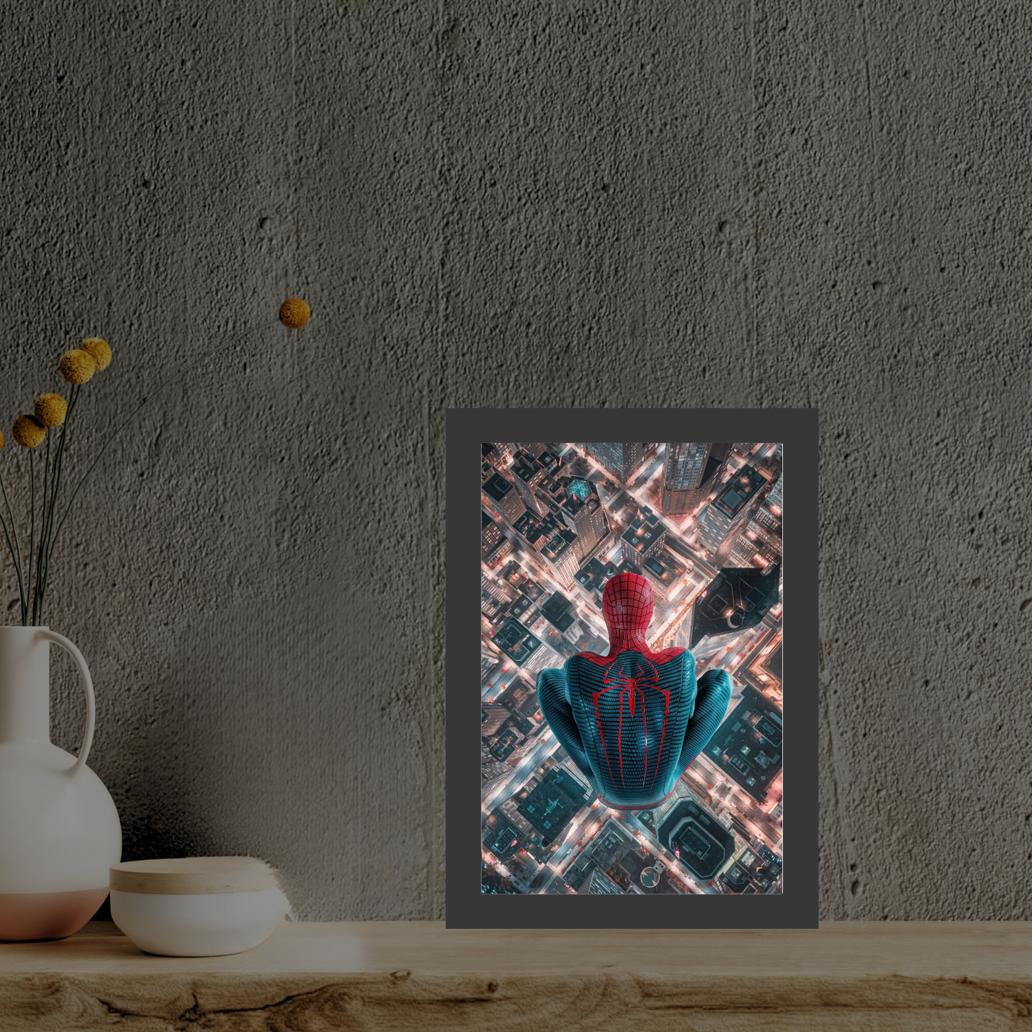 Spider Man LED Art Light Painting