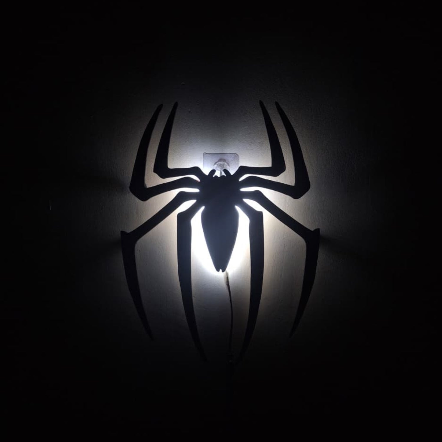 🕷️ Spider Man Logo LED Backlit Wall Hanging – 16 x 11 inches