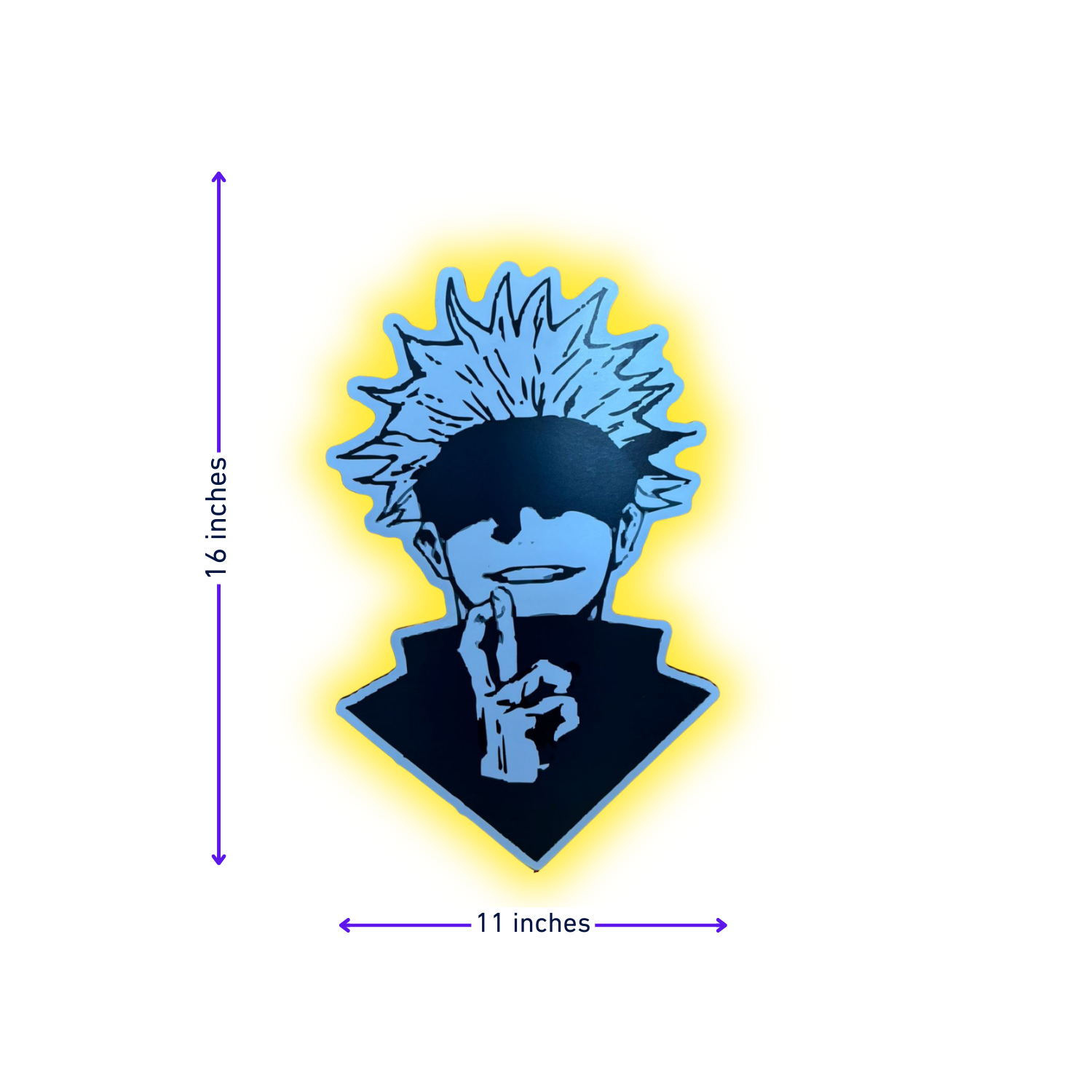 ⚡ Gojo LED Backlit Wall Hanging – 16 x 11 inches