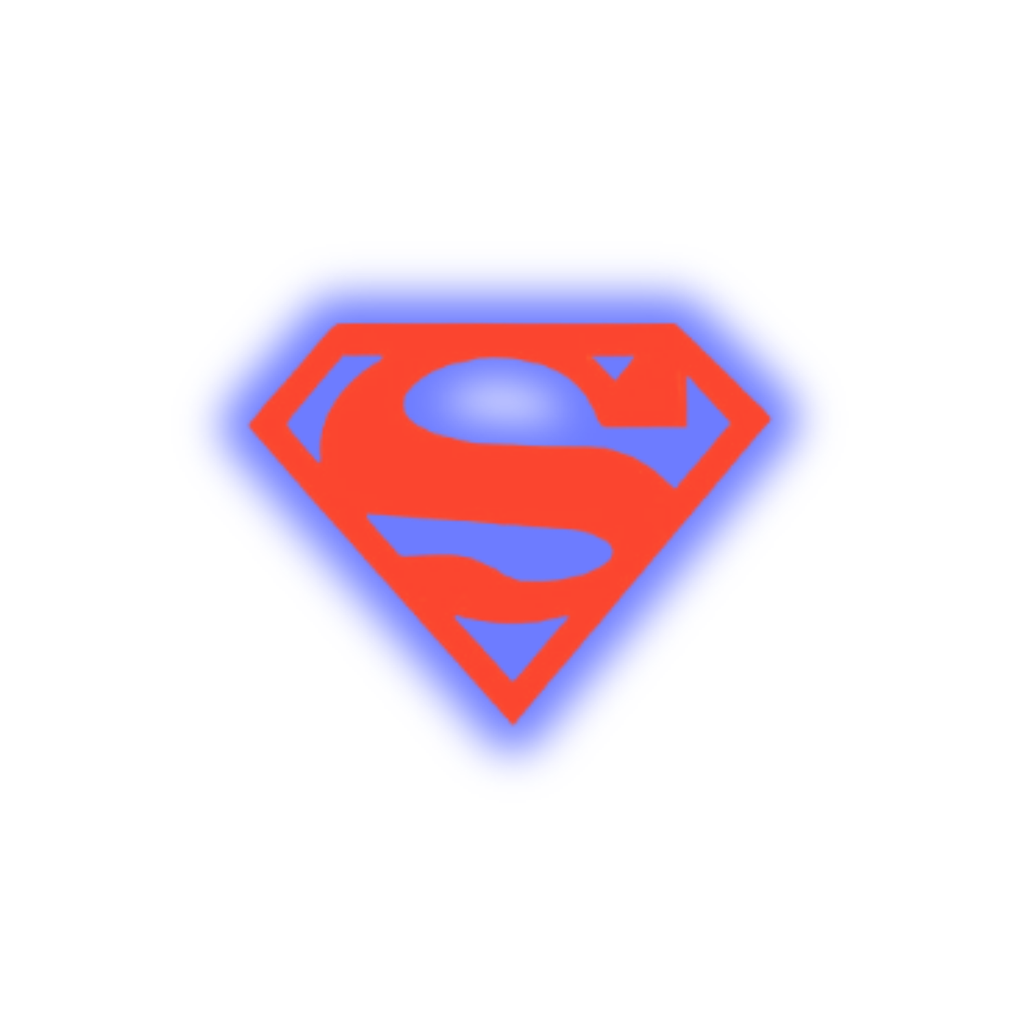 🦸 Superman LED Backlit Wall Hanging – 11 x 9 inches