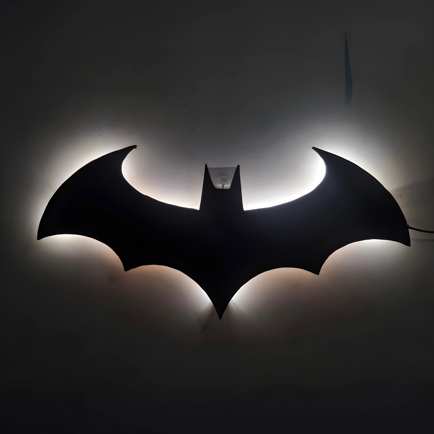 🦇 Batman LED Backlit Wall Hanging – 11 x 23 inches
