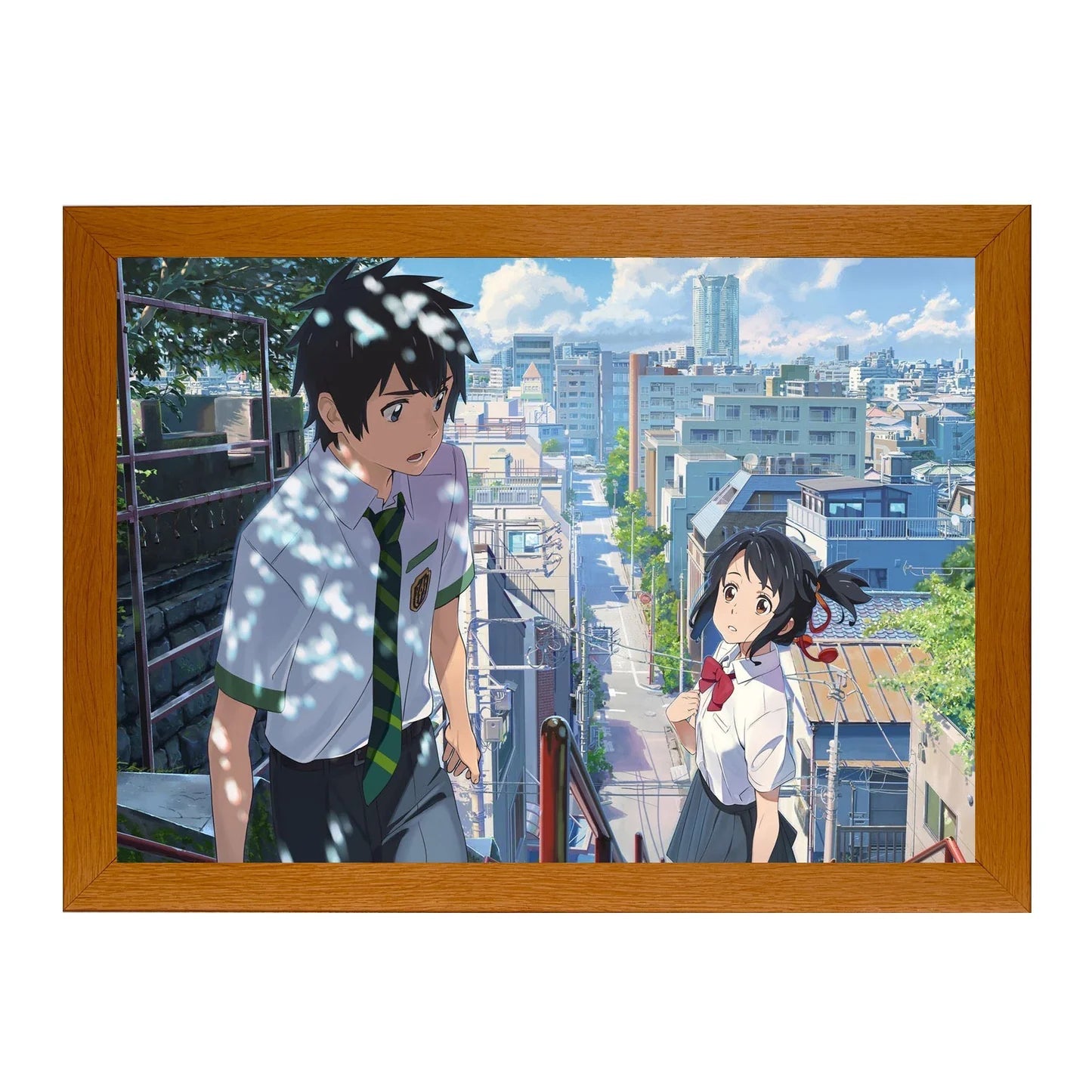 "Your Name" 2 - Light Painting Art Frame Night Light Table Lamp Bingkai Glow - Nuvue Store